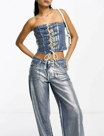 Top Monki, albastru Albastru