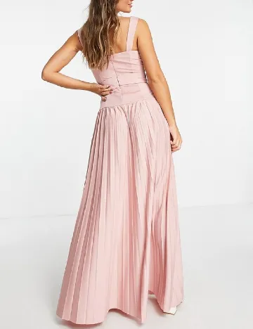 Rochie lunga ASOS, roz Roz