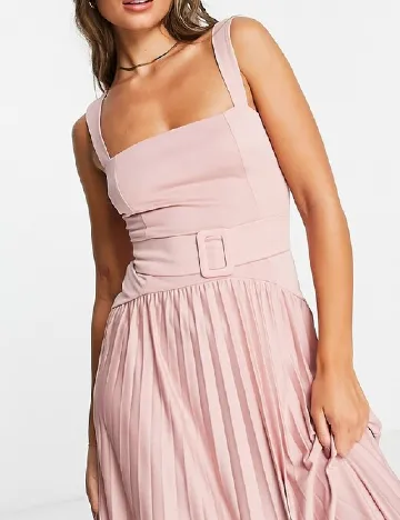 Rochie lunga ASOS, roz Roz