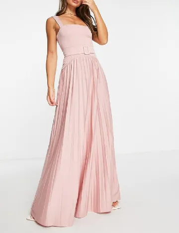 Rochie lunga ASOS, roz Roz