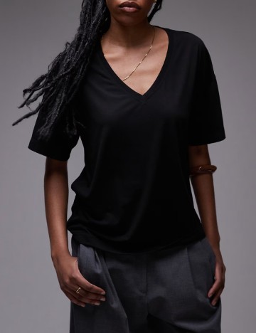 Tricou Top Shop, negru