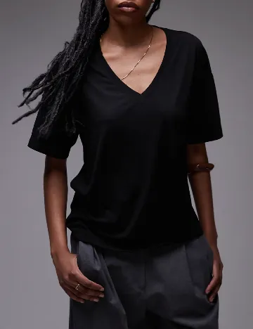 Tricou Top Shop, negru Negru