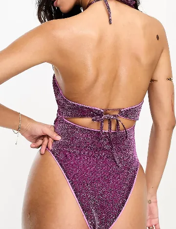 Costum de baie ASOS, mov Mov