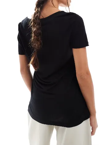 Tricou Oversize ASOS Curve, negru Negru