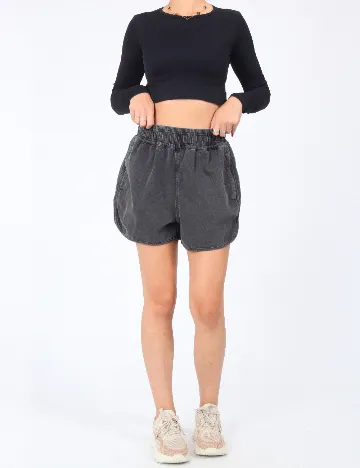 Pantaloni scurti Top Shop, gri Gri