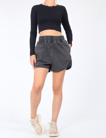 Pantaloni scurti Top Shop, gri