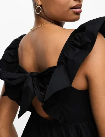 Rochie scurta Miss Selfridge, negru Negru