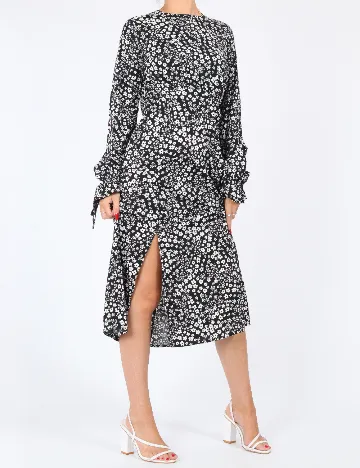 Rochie medie Violet Romance, negru Negru