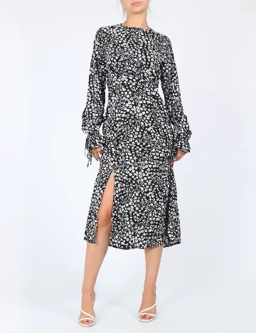 Rochie medie Violet Romance, negru Negru
