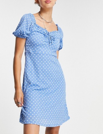 Rochie scurta Only, albastru