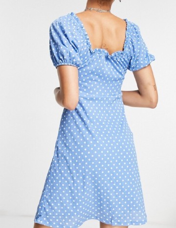 Rochie scurta Only, albastru