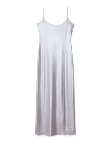 Rochie medie Stradivarius, argintiu