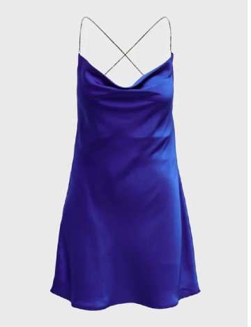 Rochie scurta Only, albastru