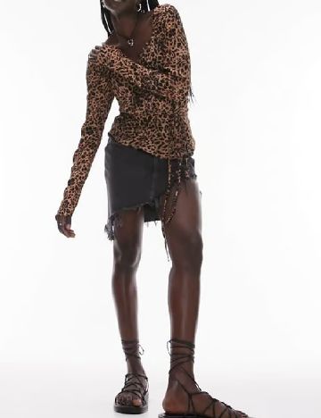 Bluza Top Shop, animal print