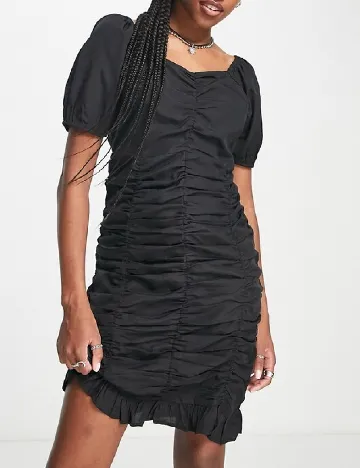 Rochie scurta fire&glory, negru Negru