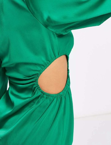 Rochie scurta Lola May, verde