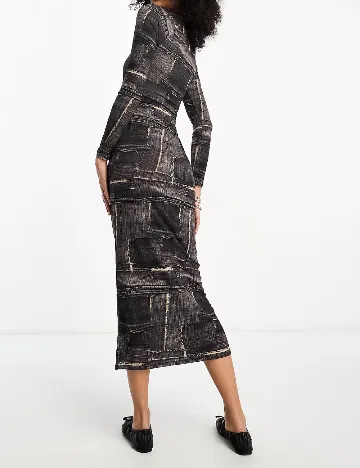 Rochie medie COLLUSION, mix culori Mix culori