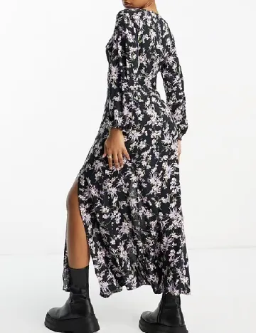 Rochie lunga Miss Selfridge, negru Negru