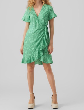 Rochie scurta Vero Moda, verde