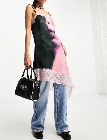 Rochie medie COLLUSION, mix culori Mix culori
