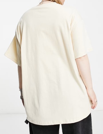 Tricou DAISY STREET Curve, crem