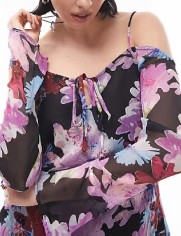 Bluza Top Shop, floral print