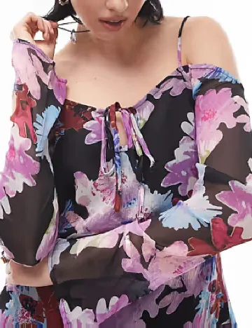 Bluza Top Shop, floral print Floral print