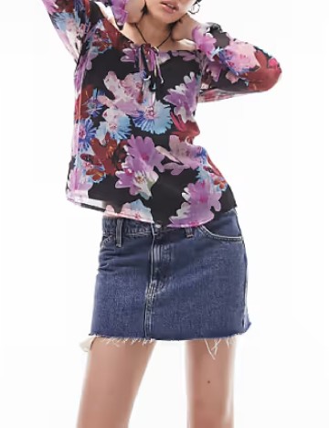 Bluza Top Shop, floral print