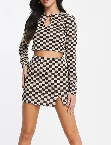 Top Pull&Bear, maro/bej Maro
