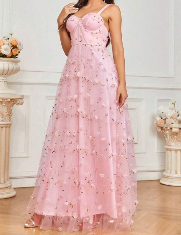 Rochie lunga SHEIN, roz