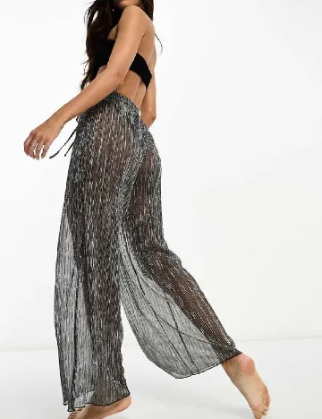 Pantaloni de plaja South Beach, gri Gri