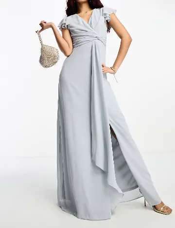 Rochie lunga TFNC London, gri Gri
