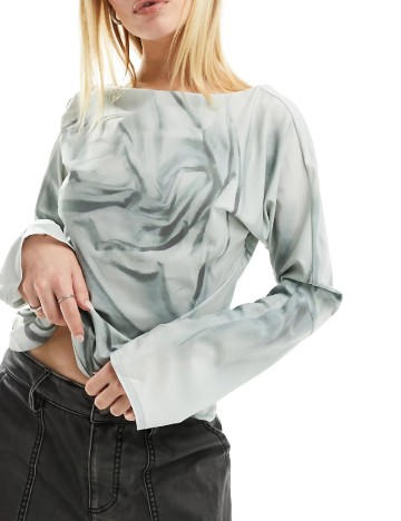 Bluza Weekday, gri