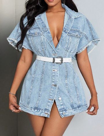 Rochie scurta SHEIN, albastru
