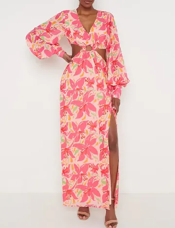 Rochie lunga Pretty Lavish, mix culori Mix culori