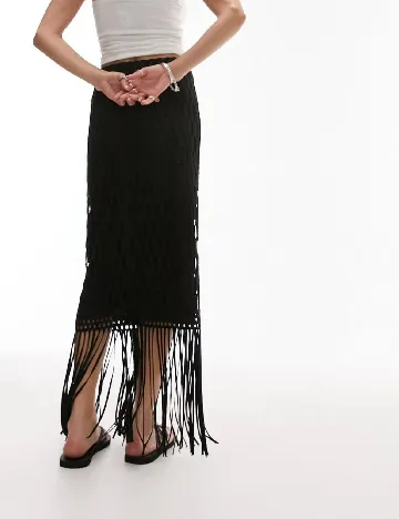 Fusta Top Shop, negru Negru