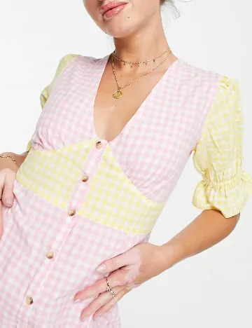 Rochie scurta Influence, roz Roz