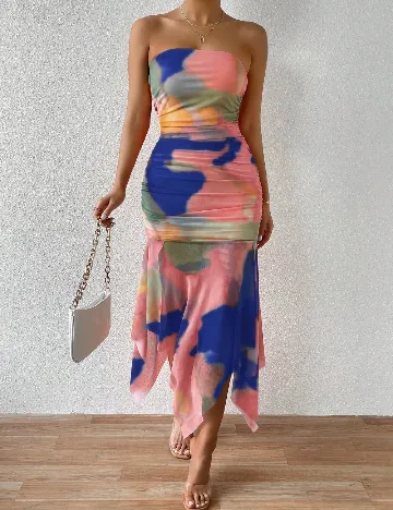 Rochie lunga SHEIN CURVE, mix culori Mix culori