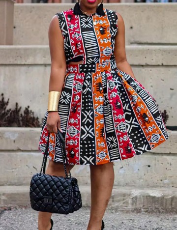 Rochie medie SHEIN CURVE, mix culori
