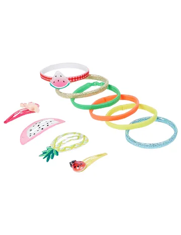 Set clame de par 10 bucati Little Concepts, mix culori Mix culori