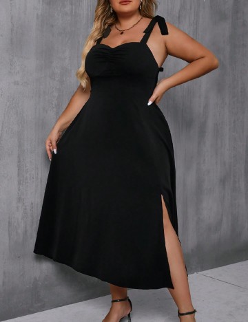 Rochie lunga SHEIN CURVE, negru