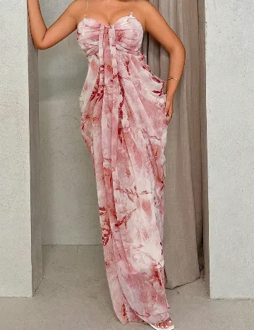Rochie lunga SHEIN, roz Roz