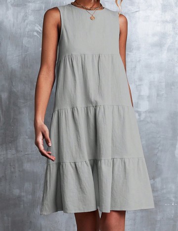 Rochie scurta SHEIN, gri