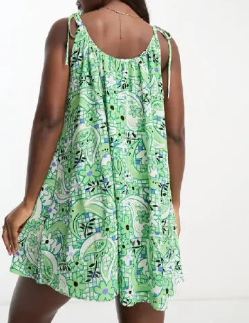 Rochie scurta ASOS, verde Verde
