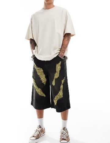 Tricou COLLUSION, crem