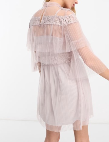 Rochie scurta True Decadence, roz