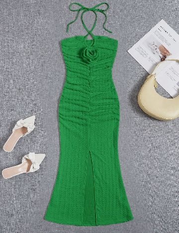 Rochie lunga SHEIN, verde