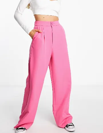 Pantaloni Stradivarius, roz Roz