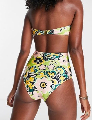 Costum de baie Top Shop, floral print