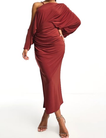Rochie medie ASOS, rosu